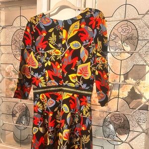 Worn once! Traffic People Size Medium Multi color dress